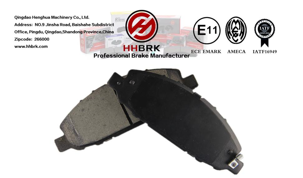 D1191semi-Metal Pastillas de freno, sistema de frenos automotriz, precio al por mayor, alto rendimiento, bajo ruido, más ecológico