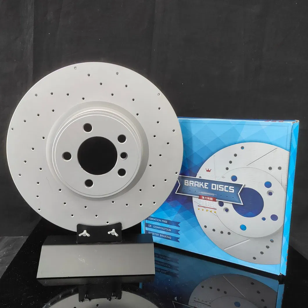 Disco de freno perforado de alto rendimiento para Audi Q7/A7/A8