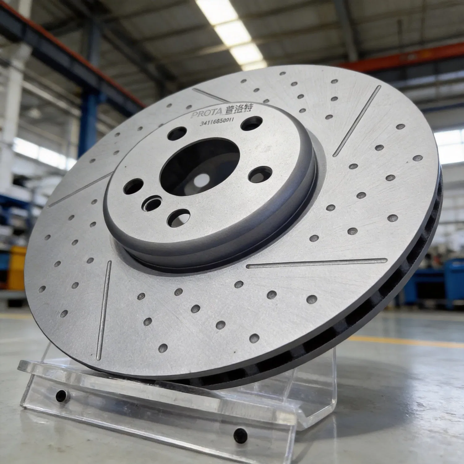 Rotor de freno de especificación OEM 34116860911 con recubrimiento anticorrosión para un poder de frenado confiable en todas las condiciones climáticas