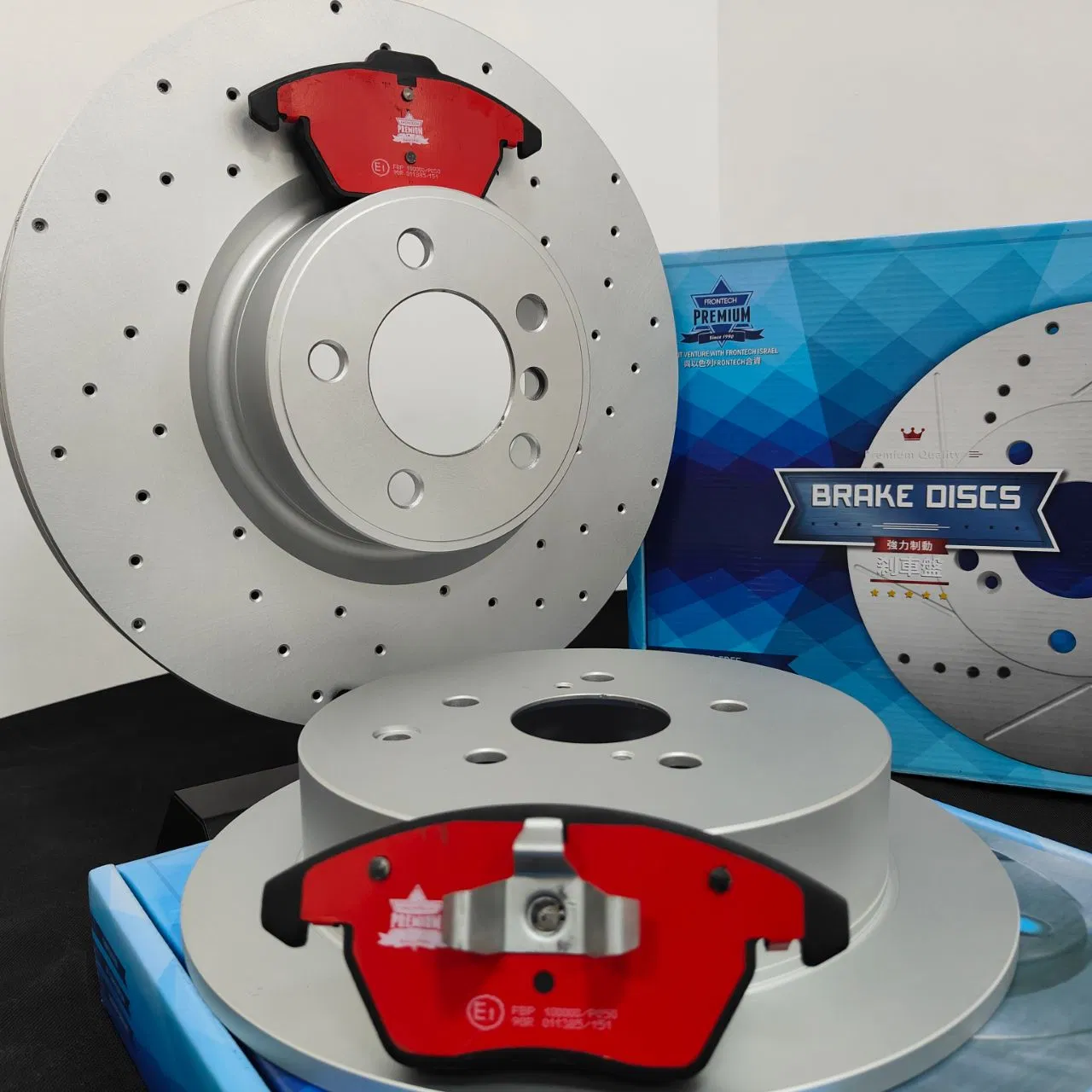 Sistema de frenos Frontech disco de freno trasero ventilado automático para BMW 730/5/6/7