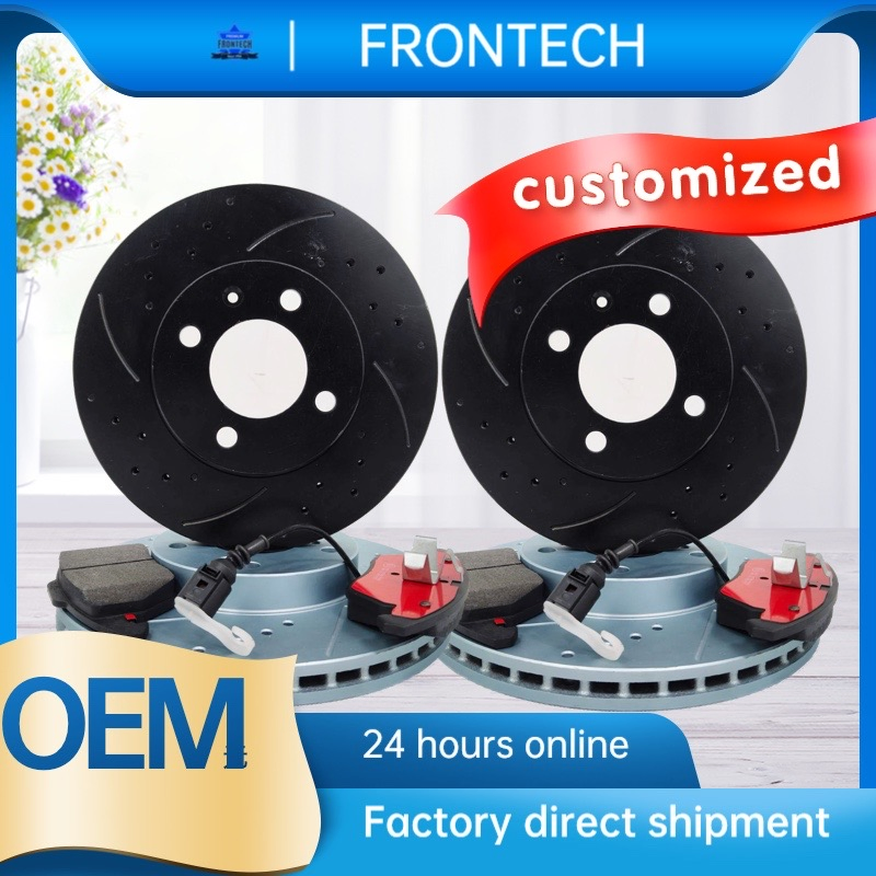 Frenos de alta velocidad Frontech, mejor calidad OEM, disco de freno personalizado más económico