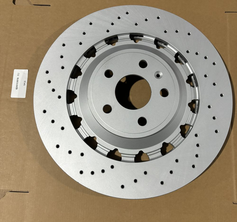 OE 870615301K 34116860912 Disco de freno perforado ranurado automático para BMW 3 4