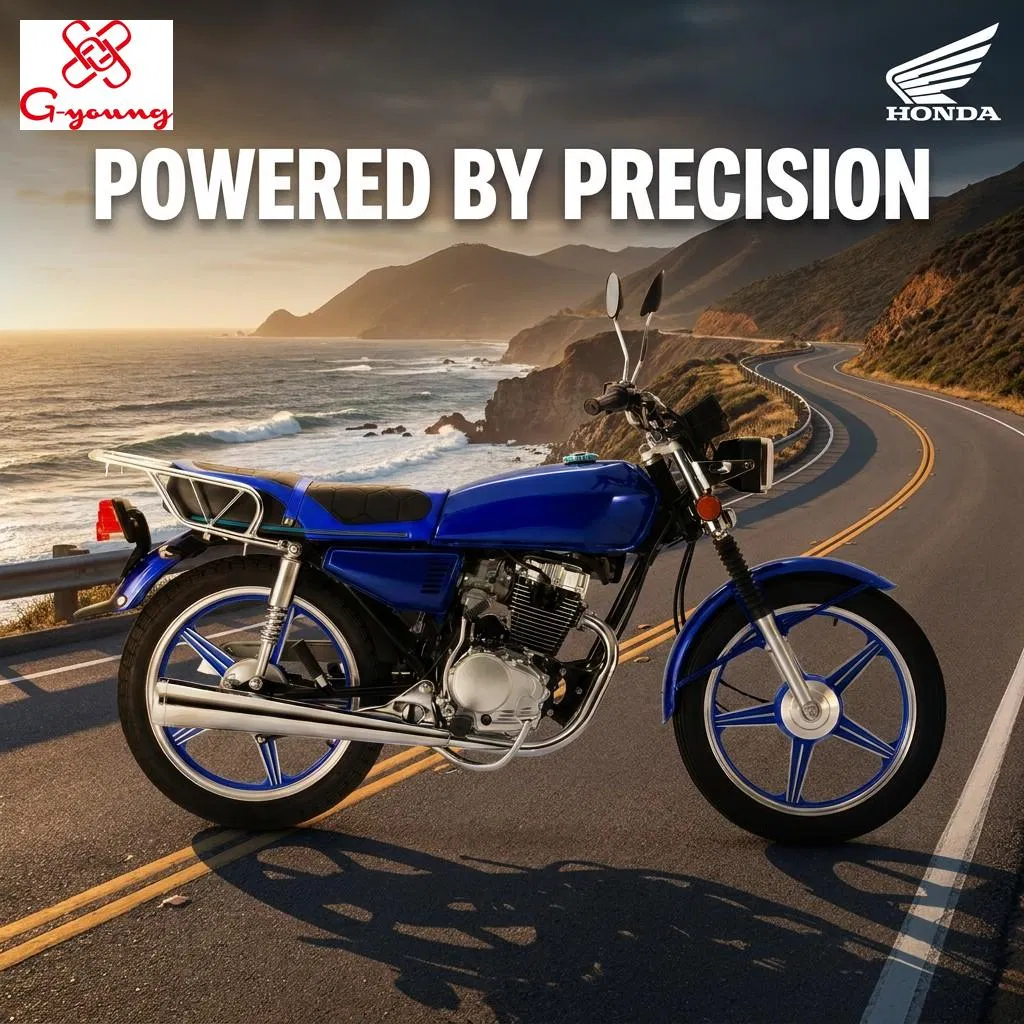Motocicleta de color personalizado con chasis de doble viga de aluminio y sistema de ABS