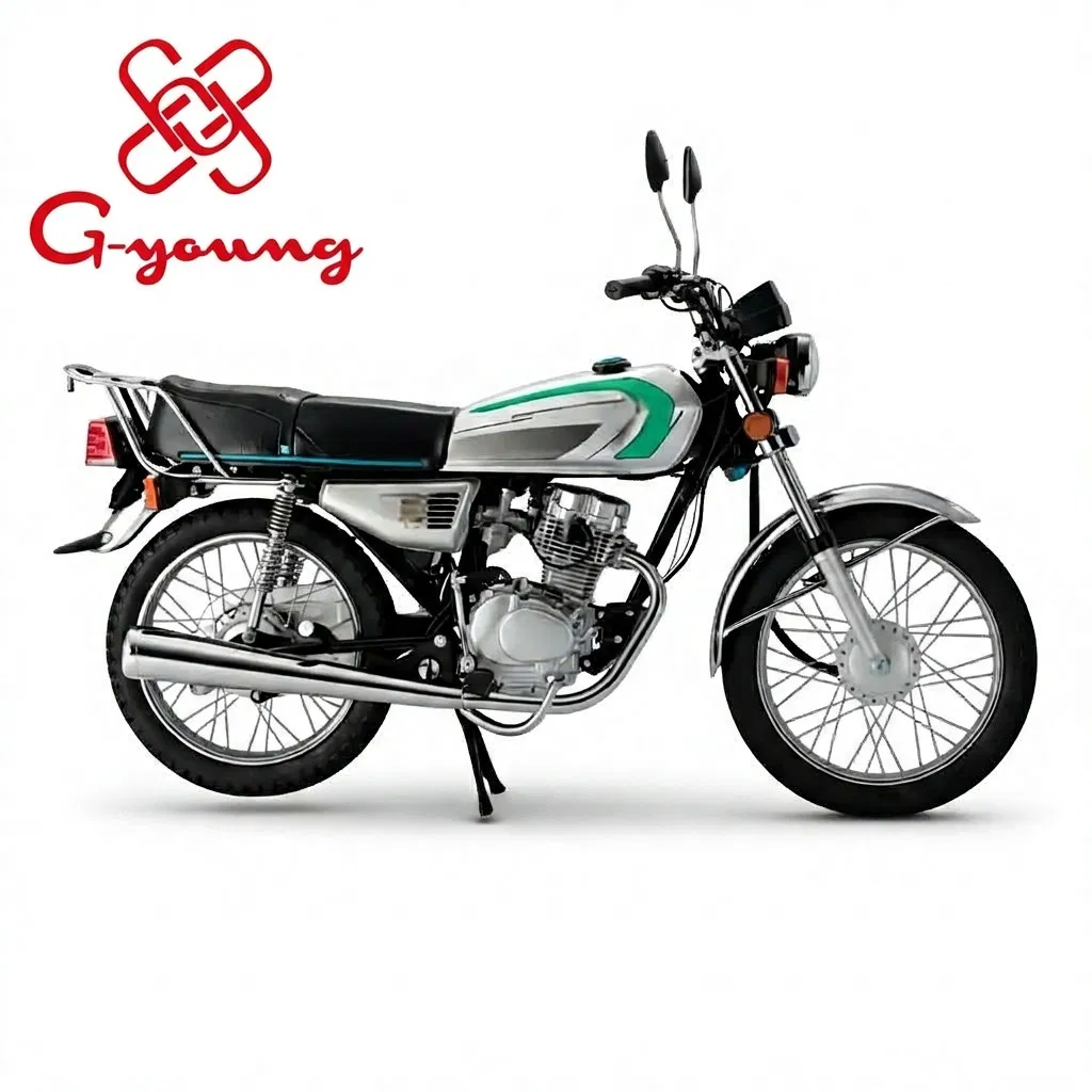 Motocicleta de color personalizado con chasis de doble viga de aluminio y sistema de ABS