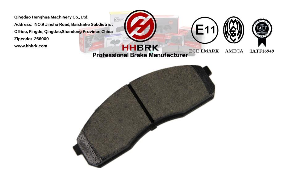 Sp1116ceramic Pastillas de freno, silenciosas, de alto rendimiento, sistema de frenos automotriz