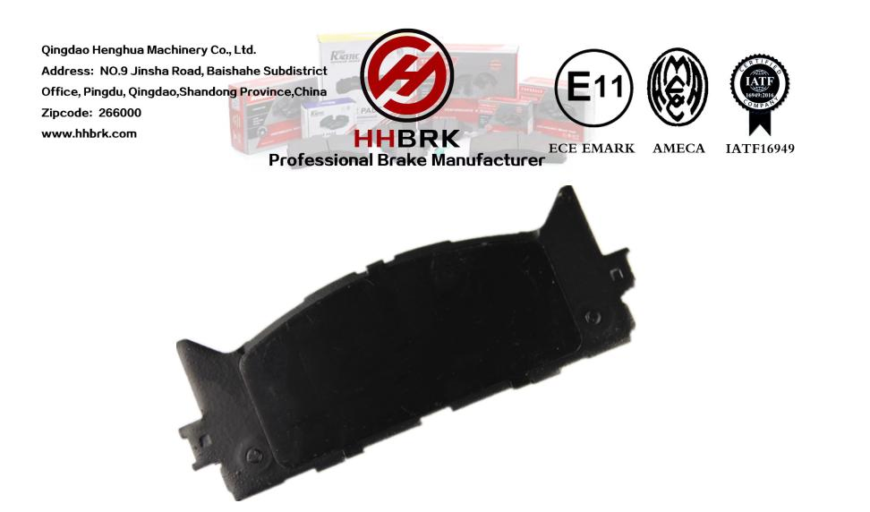 D1222semi-Metal Pastillas de freno, sistema de frenos automotriz, precio al por mayor, alto rendimiento, bajo ruido, más ecológico