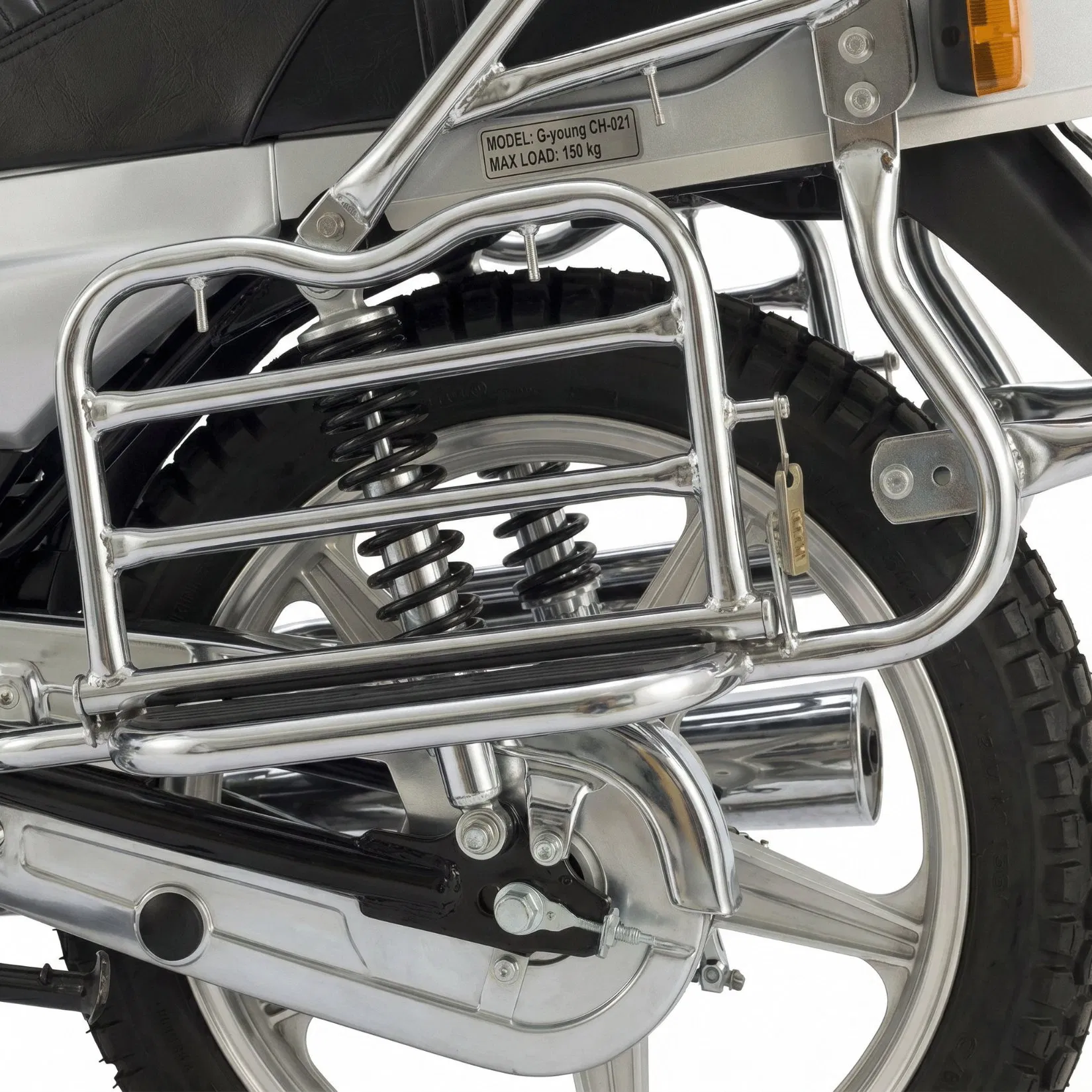 Sistema de ABS en curvas para motos con marco de aluminio de doble viga en color personalizado