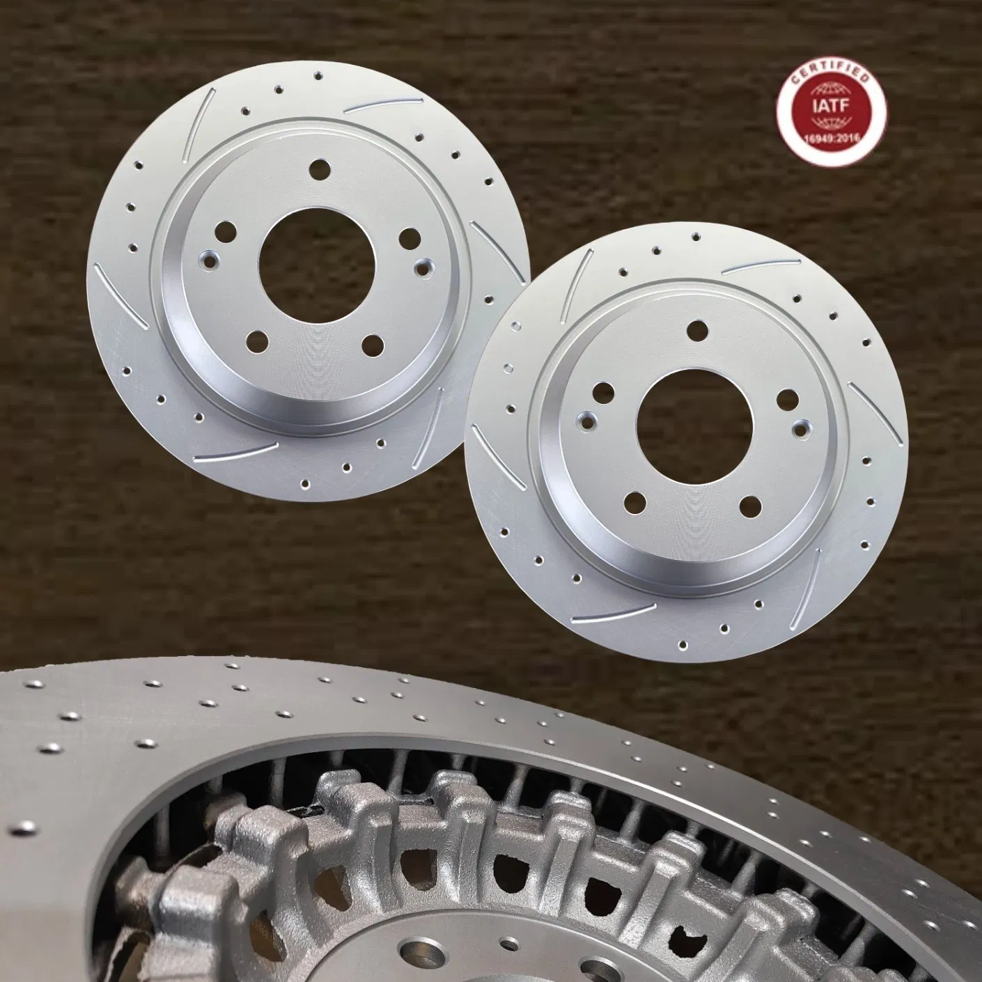 Repuesto de Auto al por Mayor IATF16949 Fabricante Disco de Freno Trasero para Ssangyong Tivoli (X100) 2015-