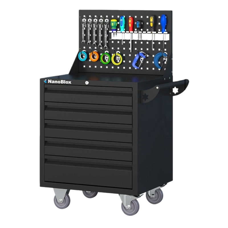 Taller de Estructuras Soldadas Nanoblox Caja de Herramientas Carro de Herramientas Pesado con Ruedas