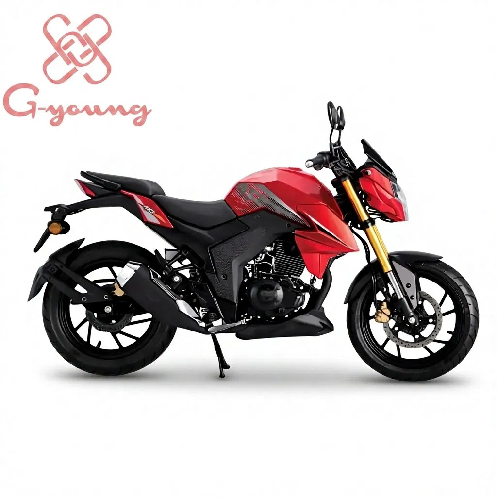 Motos personalizadas de color con marco de aluminio y sistema de ABS en las curvas