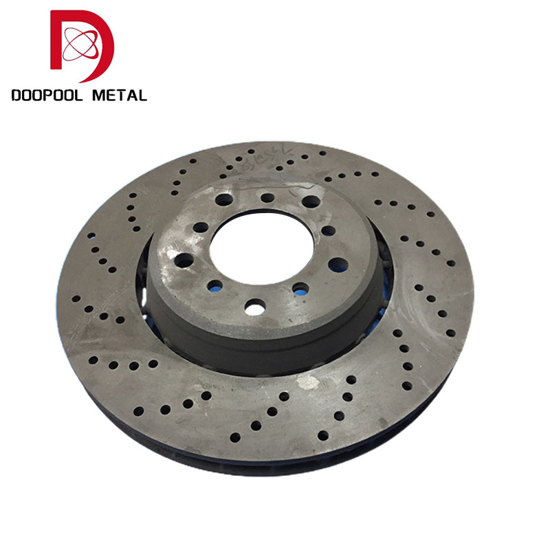 Disco de freno delantero ranurado de alto rendimiento para Mercedes Benz
