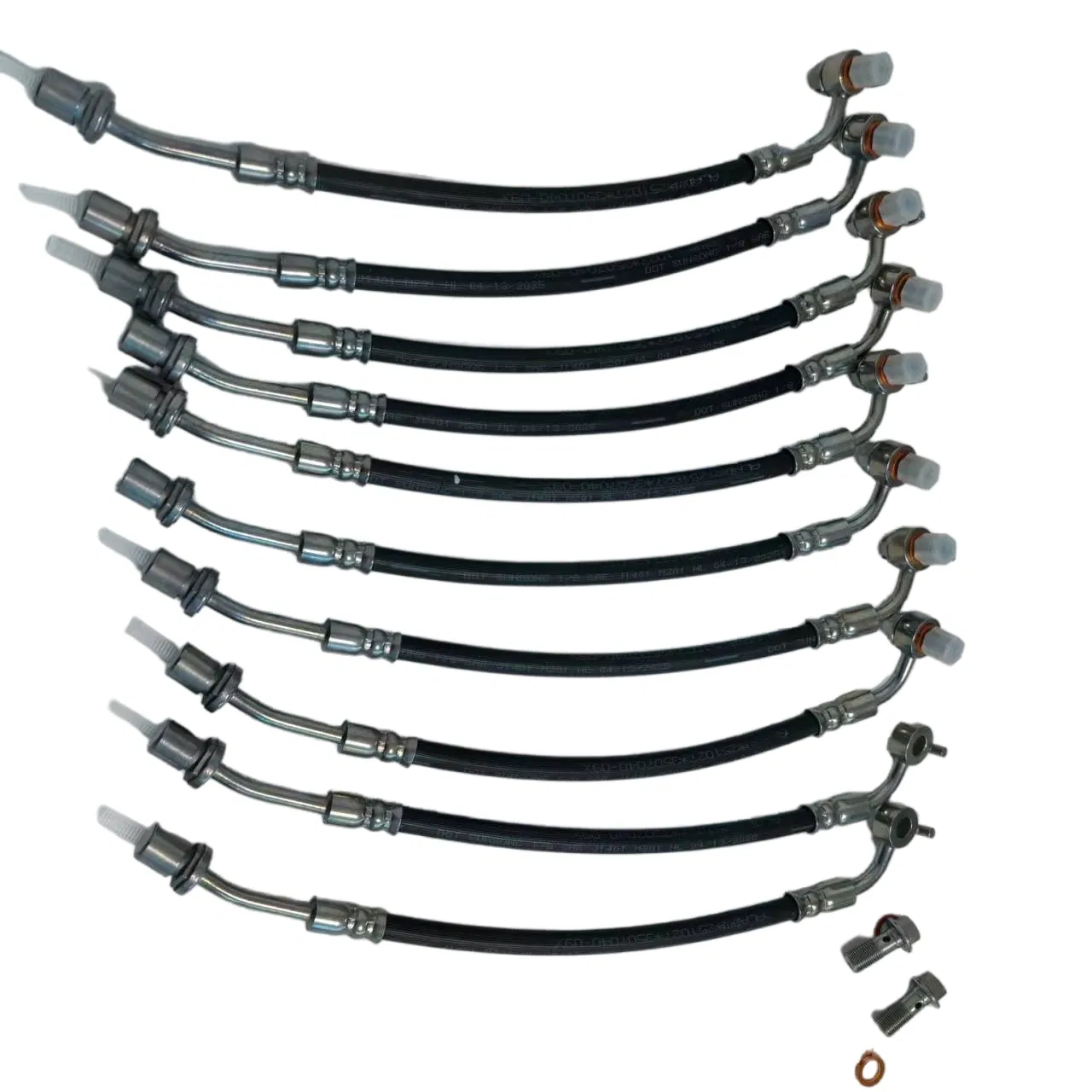 Fabricante de OE Personaliza SAE J1401 Manguera Hidráulica Flexible de EPDM para Frenos de Carreras de Camiones, Motocicletas y Sistemas de Frenado Automotriz
