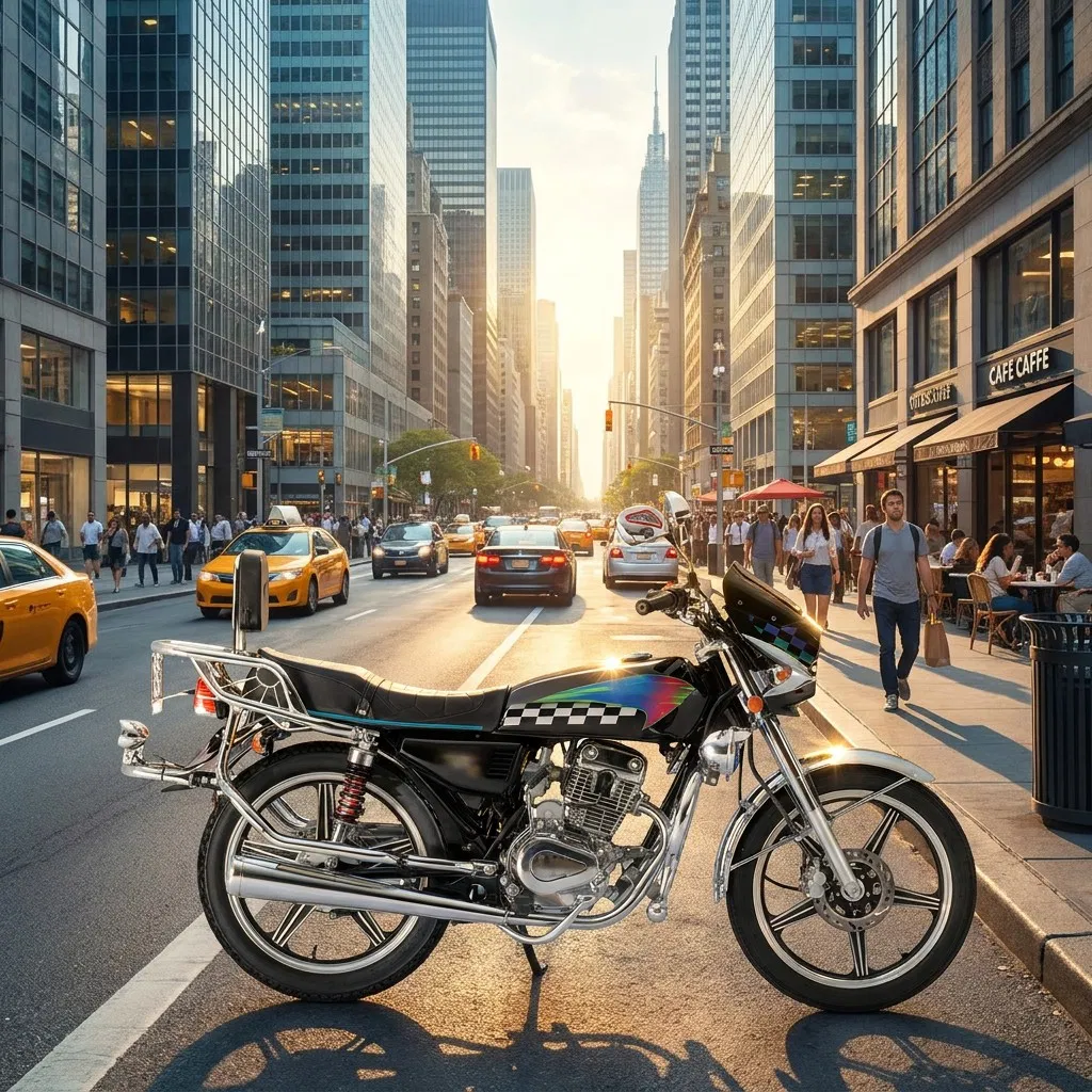 Sistema de ABS de esquina para motos con color personalizado y marco de aluminio ligero