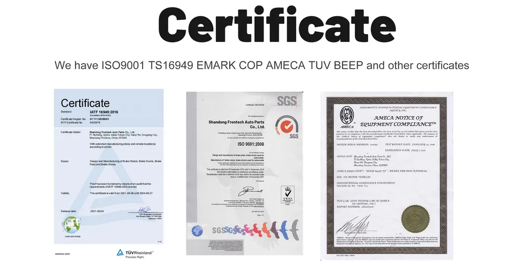 Certificados de calidad