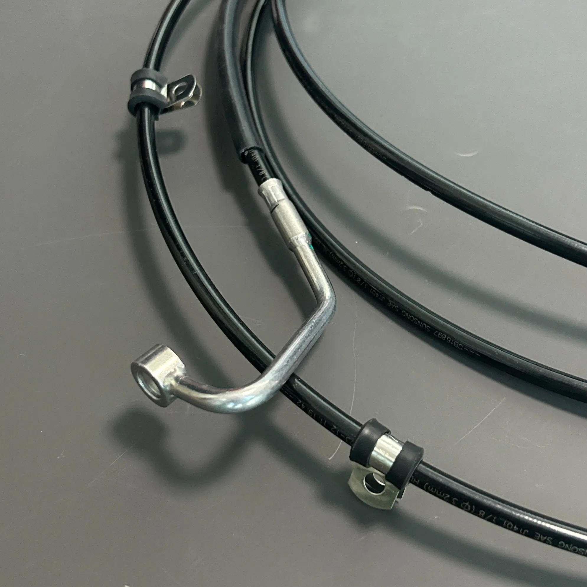 Conjunto de manguera de freno trenzada de PTFE de longitud personalizada para sistema de frenos de motocicleta