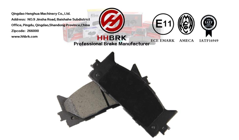 D1222semi-Metal Pastillas de freno, sistema de frenos automotriz, precio al por mayor, alto rendimiento, bajo ruido, más ecológico