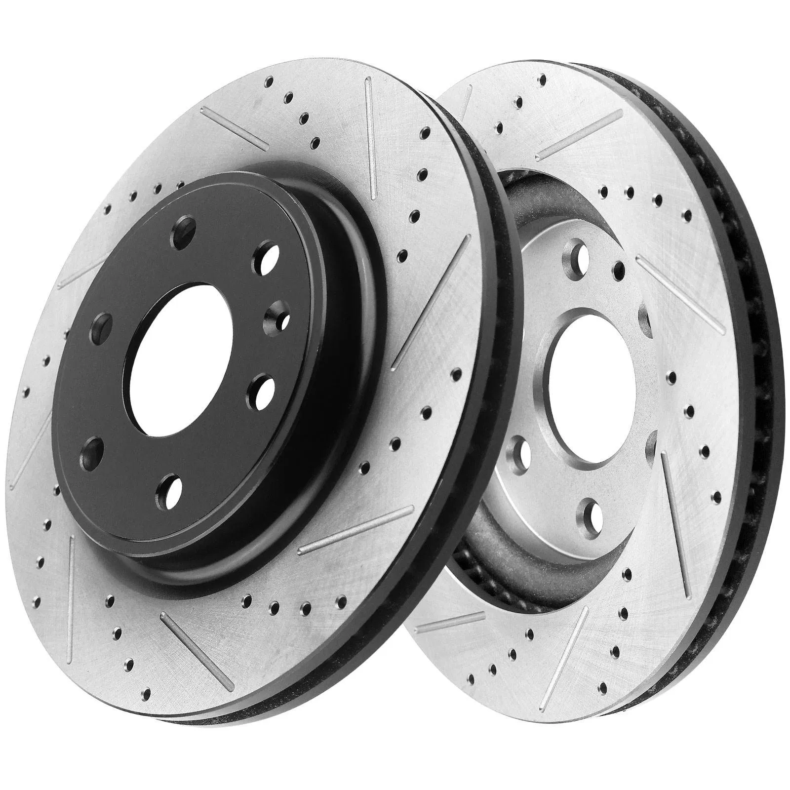 Discos de freno de cerámica de carbono de alto rendimiento, piezas de repuesto para el sistema de frenos de automóviles para Buick, Chevrolet, GMC y Saturno