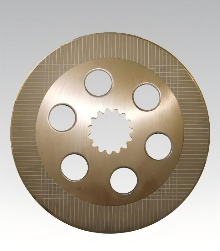 Placa de disco de fricción de transmisión de alto rendimiento para uso en equipos de construcción