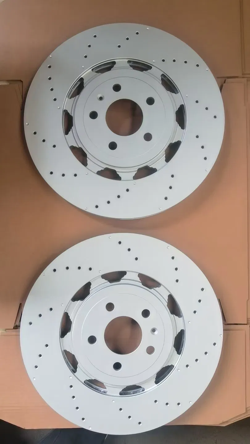 OE 870615301K 34116860912 Disco de freno perforado ranurado automático para BMW 3 4