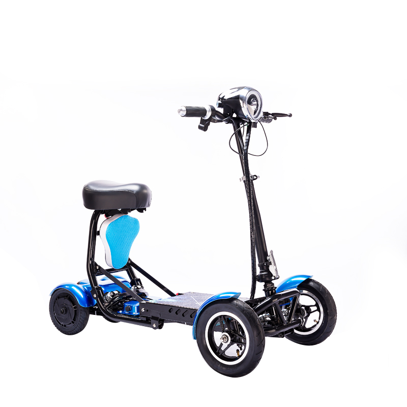 Bien diseñado y fabricado scooter compacto plegable ligero potente scooter de movilidad 4 scooter eléctrico con ruedas
