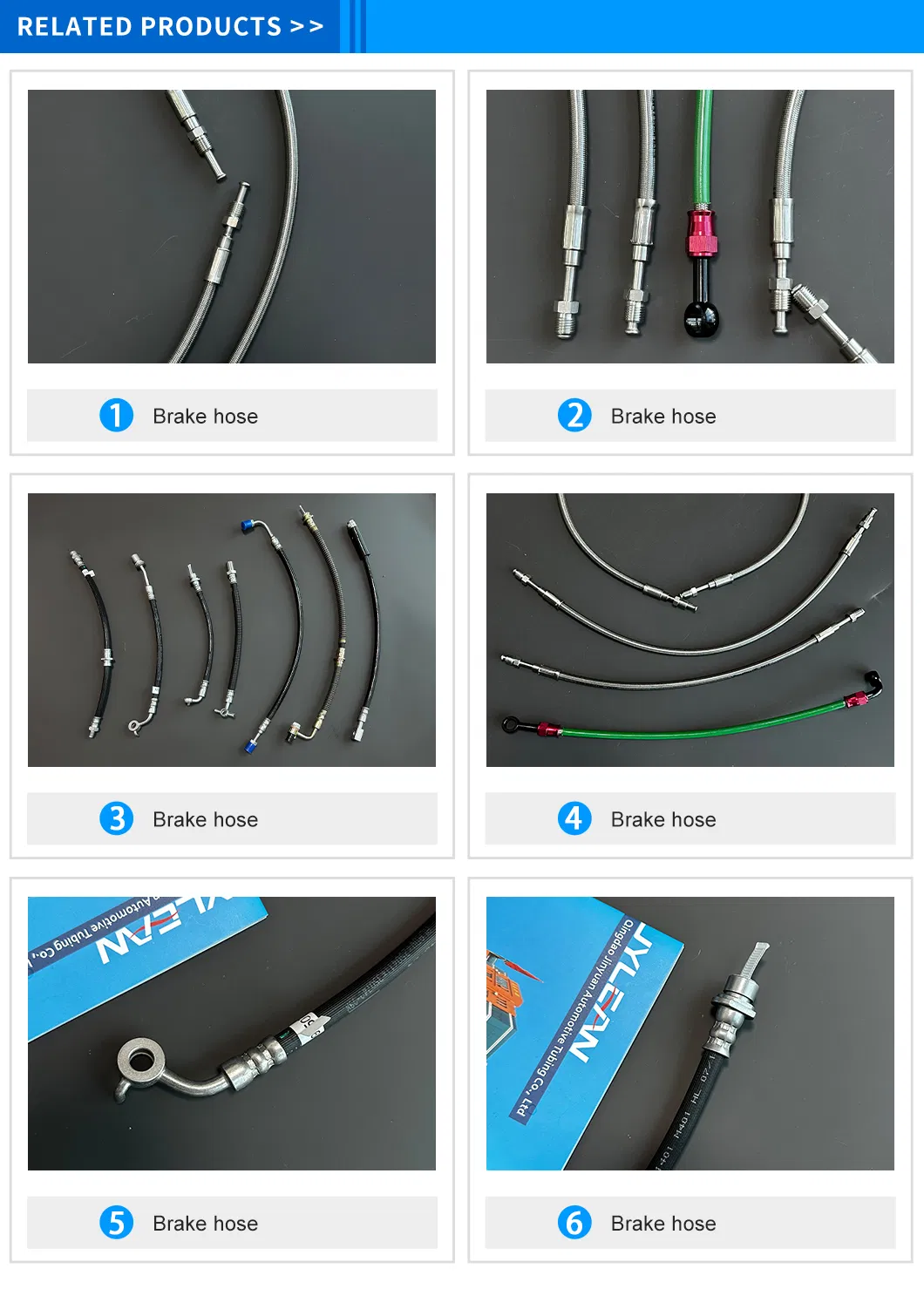 Detalles de fabricación de mangueras de freno