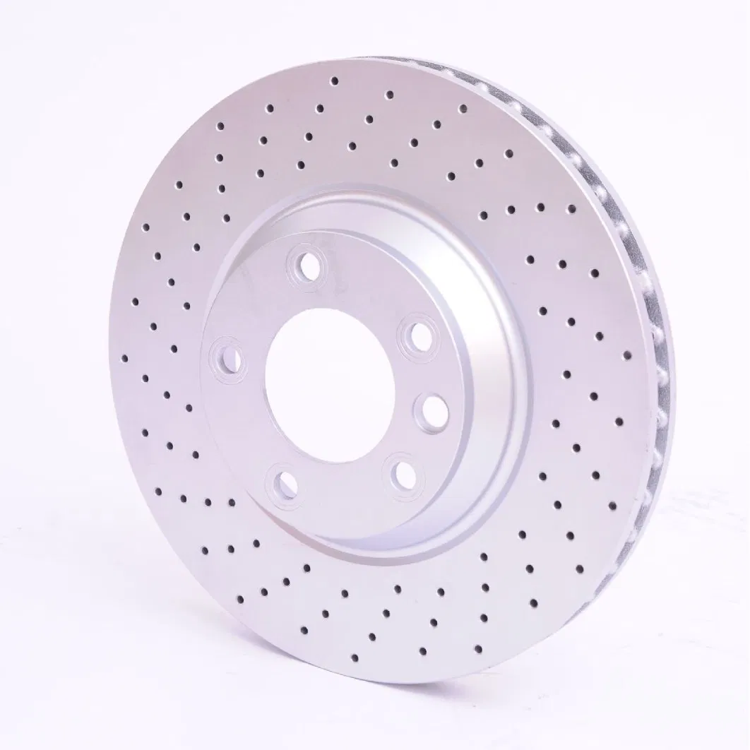 Disco de freno delantero Binke con perforaciones y ranuras para Iveco OE172882/1907568/7172880/7172881/7172882/7172930/4856911/1908578/1907726/1907530/1907527/1907526