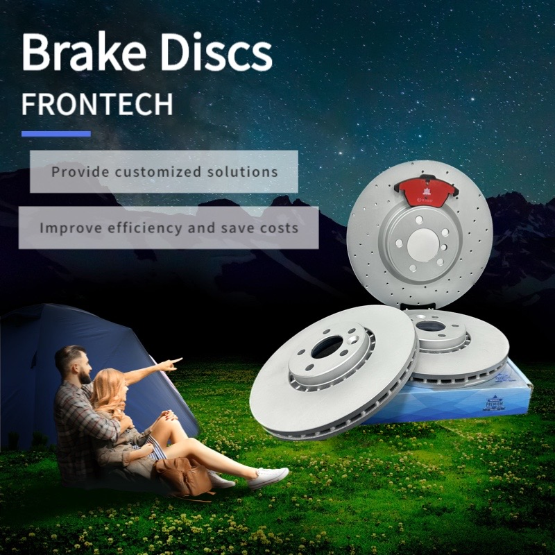 Frontech Gg20/G3000 Disco de freno sólido ventilado de repuesto pintado