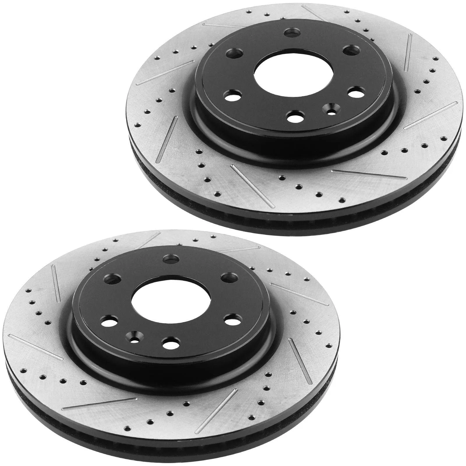 Discos de freno de cerámica de carbono de alto rendimiento, piezas de repuesto para el sistema de frenos de automóviles para Buick, Chevrolet, GMC y Saturno