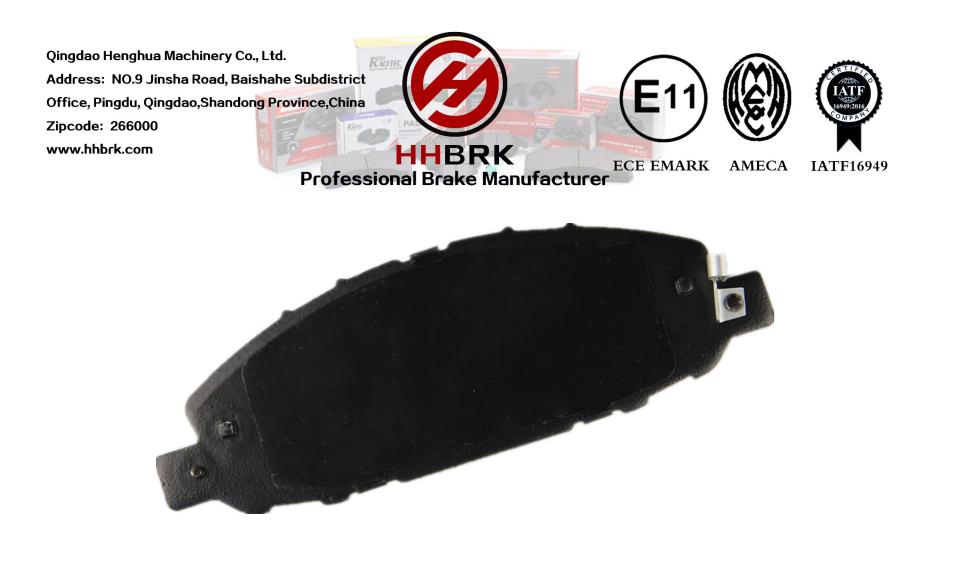 D1191semi-Metal Pastillas de freno, sistema de frenos automotriz, precio al por mayor, alto rendimiento, bajo ruido, más ecológico
