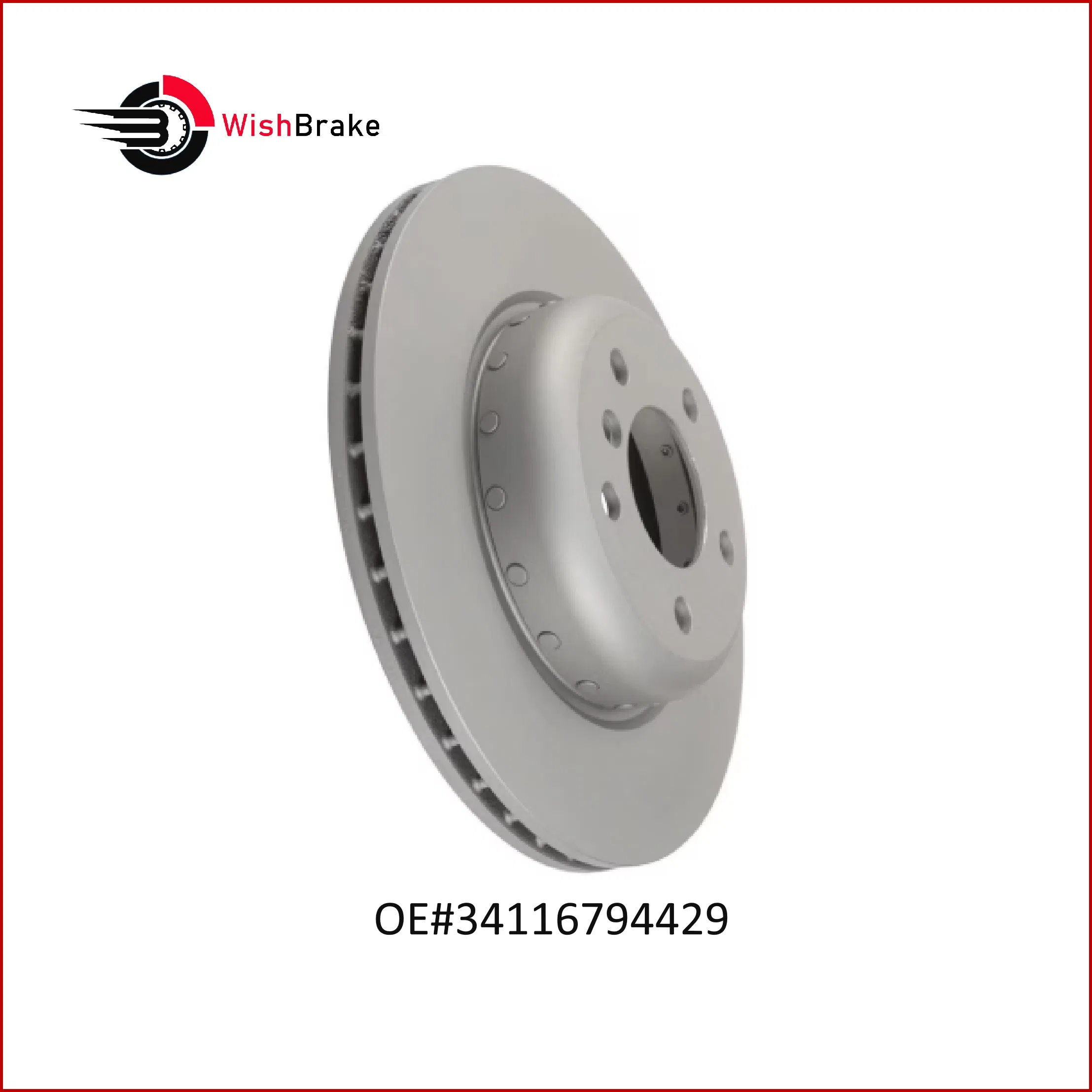 Discos de freno ranurados de alto rendimiento para BMW 330mm X 24mm