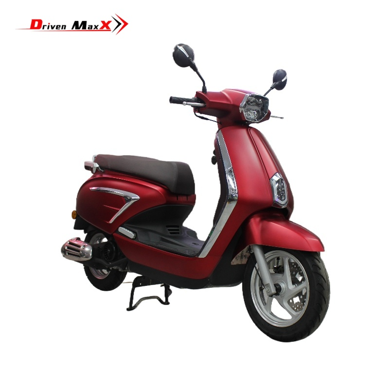 Estructura Sólida Calidad 150cc 4 Stroke Aire Refrigerado 90km/H Scooter de Gasolina Freno de Disco Mayorista