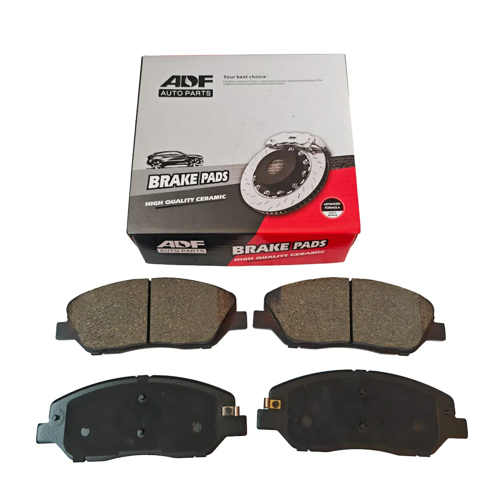 D1202 Pastillas de freno cerámicas semi metálicas resistentes al desgaste forros de freno accesorios especiales para sistemas de frenos de automóviles