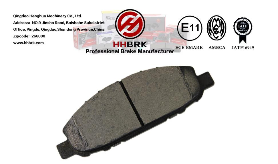 D1191semi-Metal Pastillas de freno, sistema de frenos automotriz, precio al por mayor, alto rendimiento, bajo ruido, más ecológico