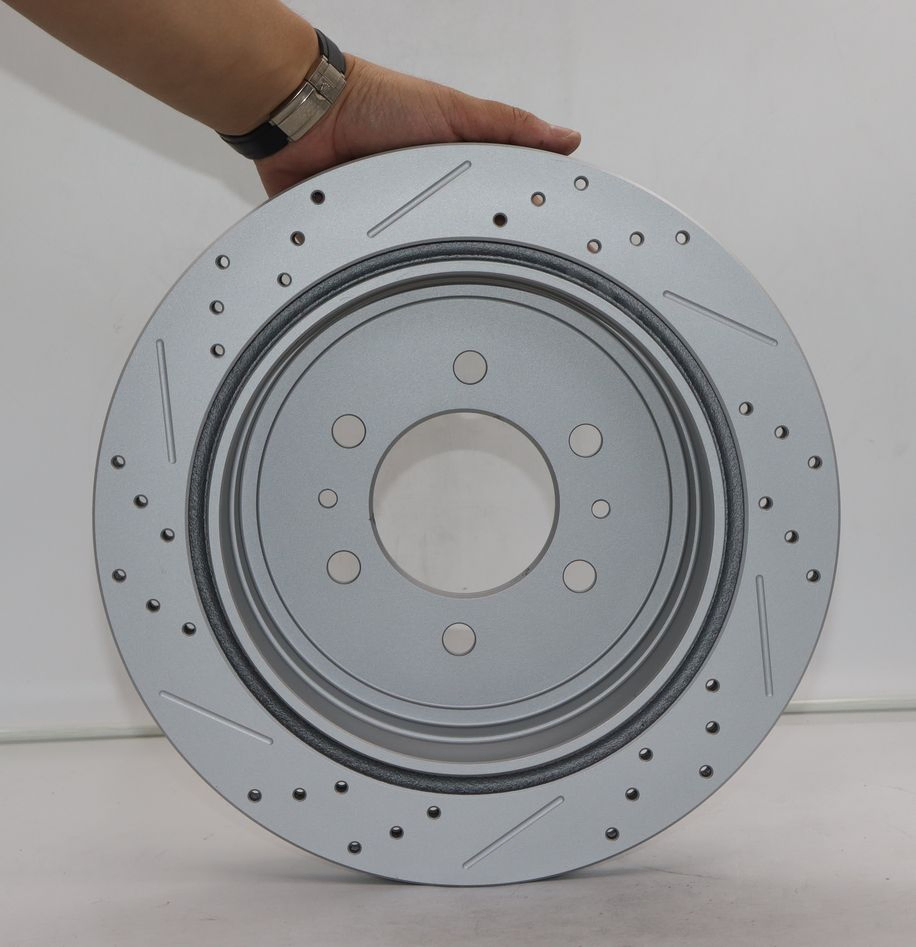 Discos completamente recubiertos perforados de equipo original para Bentley Flying Spur 95b615301t 3SA615302A