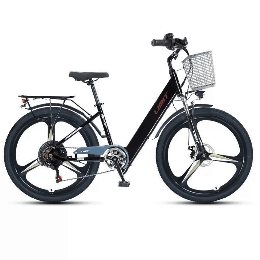 Bicicleta eléctrica urbana compacta con pequeño radio de giro y diseño ligero para viajes cortos