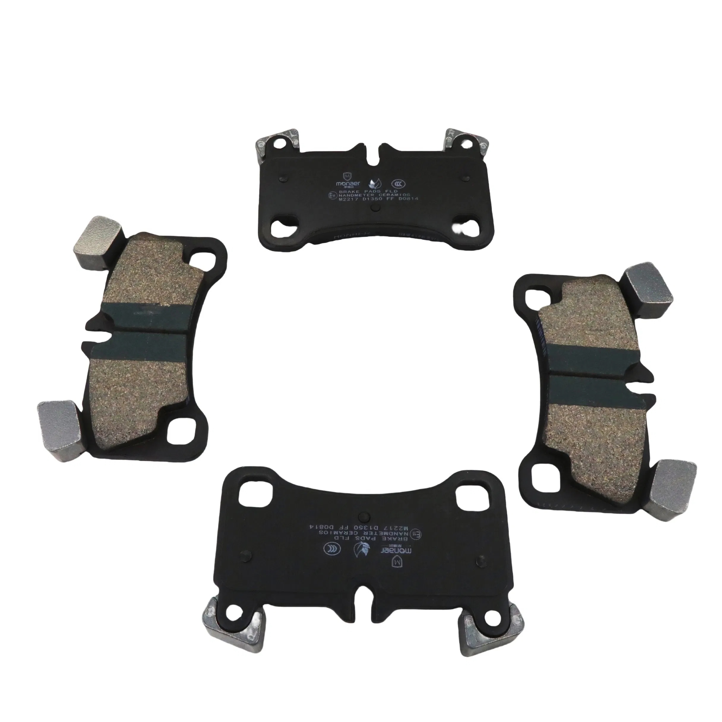 Monaer D1350 Fábrica Monaer Nuevo Sistema de Pastillas de Freno de Cerámica de Alta Calidad OEM