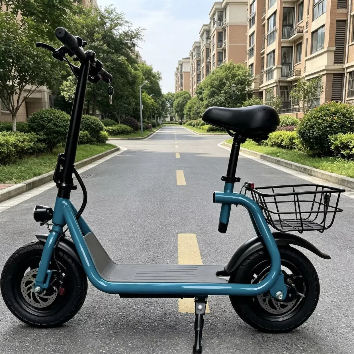 Scooter Eléctrico Plegable Ligero C10 Scooter para Desplazamientos Urbanos de Corta Distancia