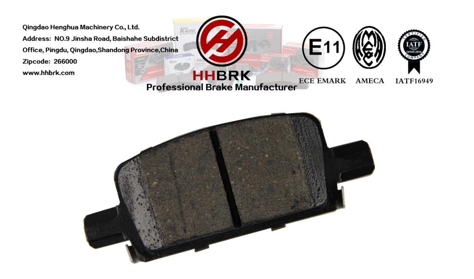 D2174ceramic Pastillas de freno de fibra de carbono, sistema de frenos automotriz, alto rendimiento,