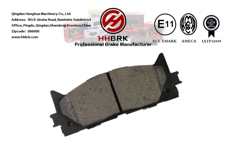 D1222semi-Metal Pastillas de freno, sistema de frenos automotriz, precio al por mayor, alto rendimiento, bajo ruido, más ecológico