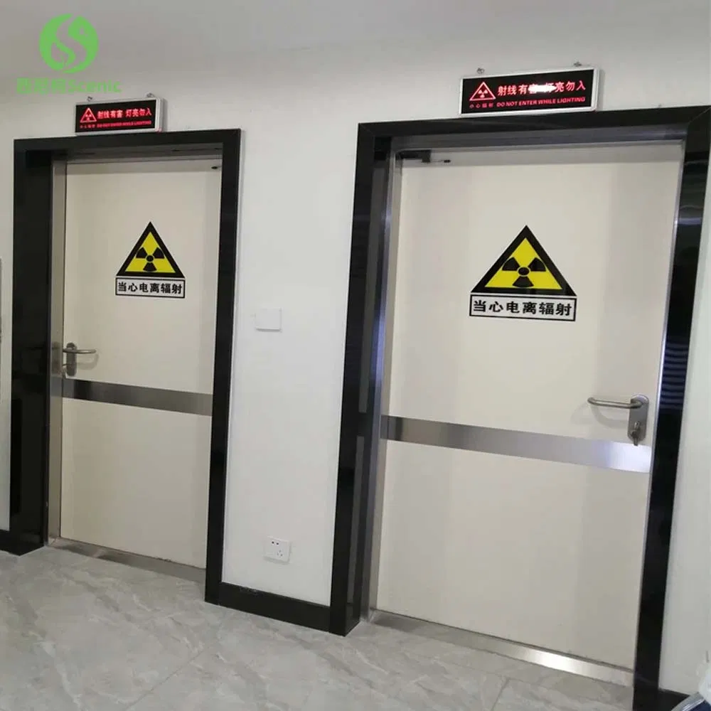 Hospital Operating Room Swing Door with Radiation Shielding
