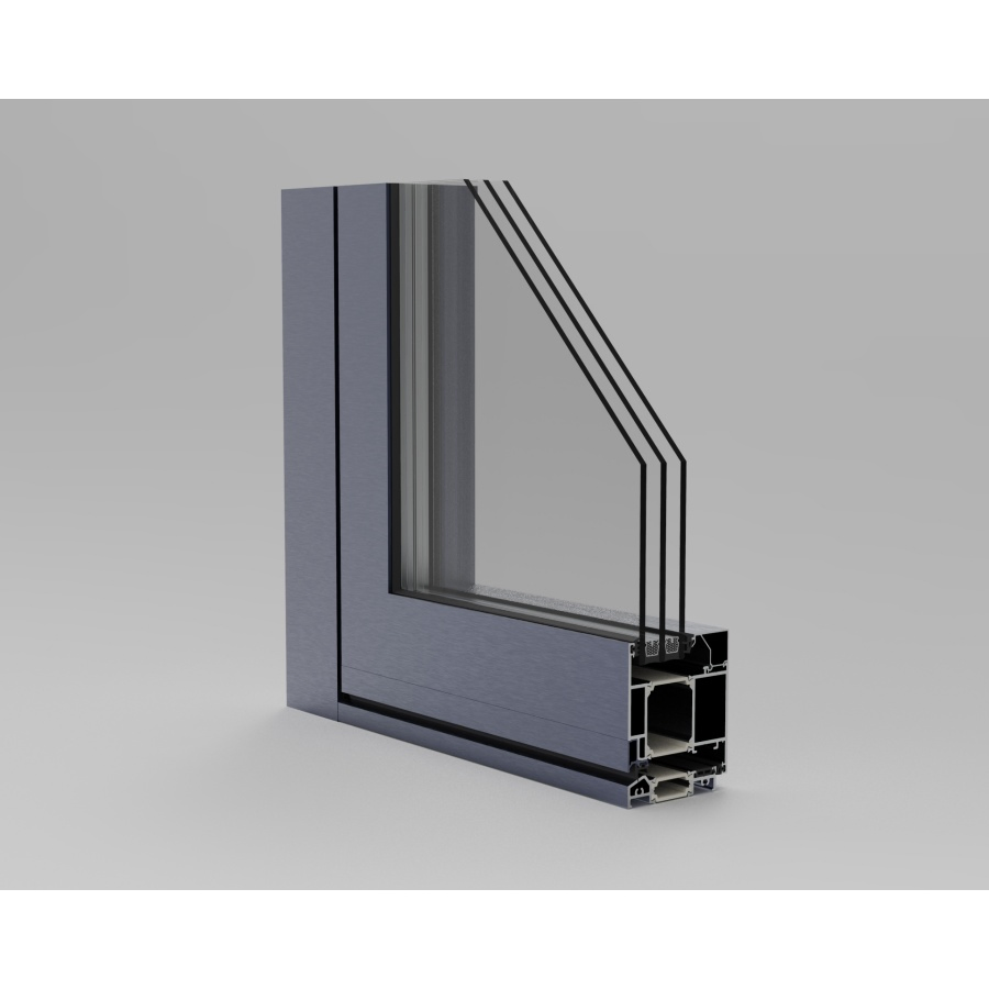 Hurricane-Resistant Aluminum Casement Door Engineered to Withstand 5000PA Extreme Wind Loads