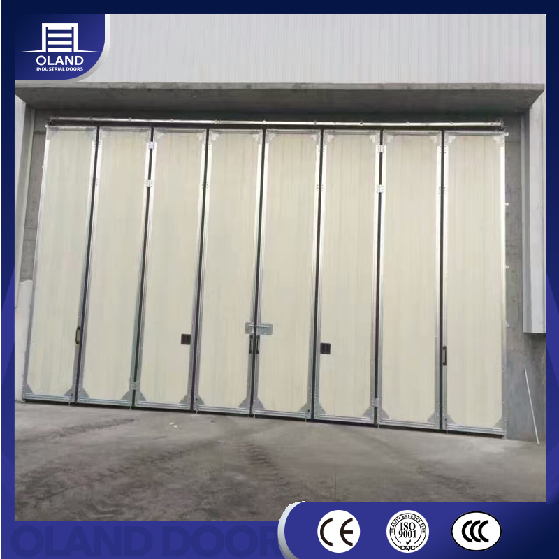 Wholesale Folding Sliding Fire Rated Steel Aluminum Safe Workshop Industrial Automated Door