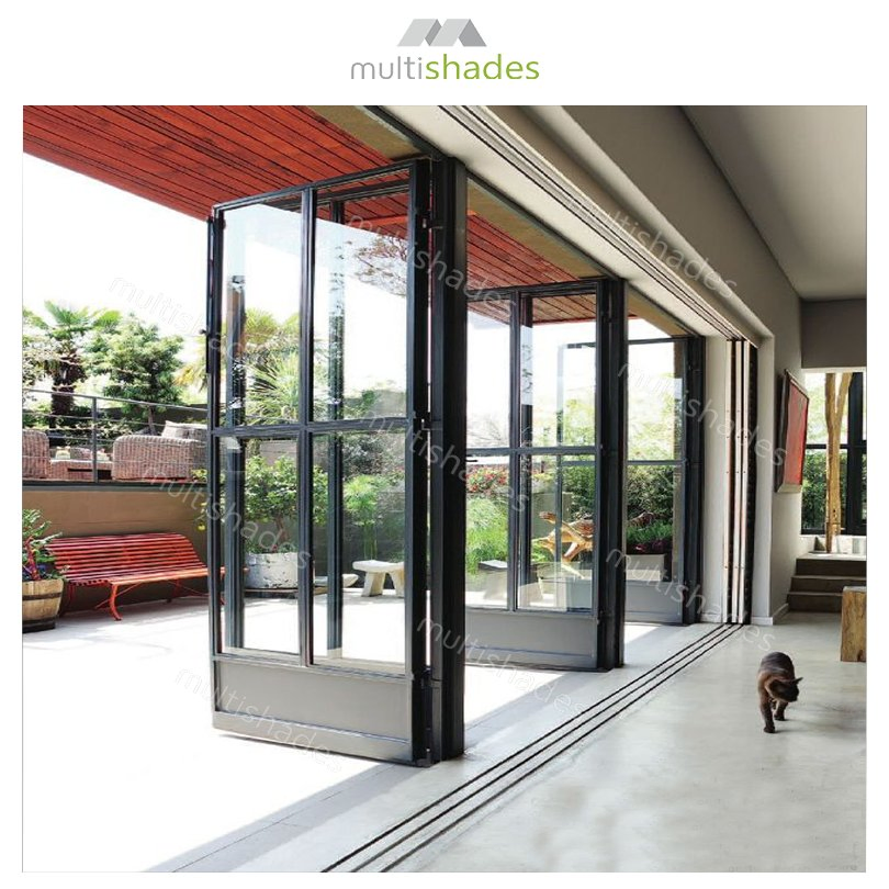 Rolay Aluminum Folding Door Rainproof Hurricane-Resistant Technology Anti-Pinch Safety &amp; Sound Insulation Mastery