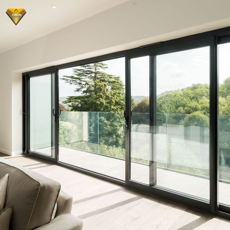 Premium Hurricane-Resistant Sliding Patio Door with Double Glazing