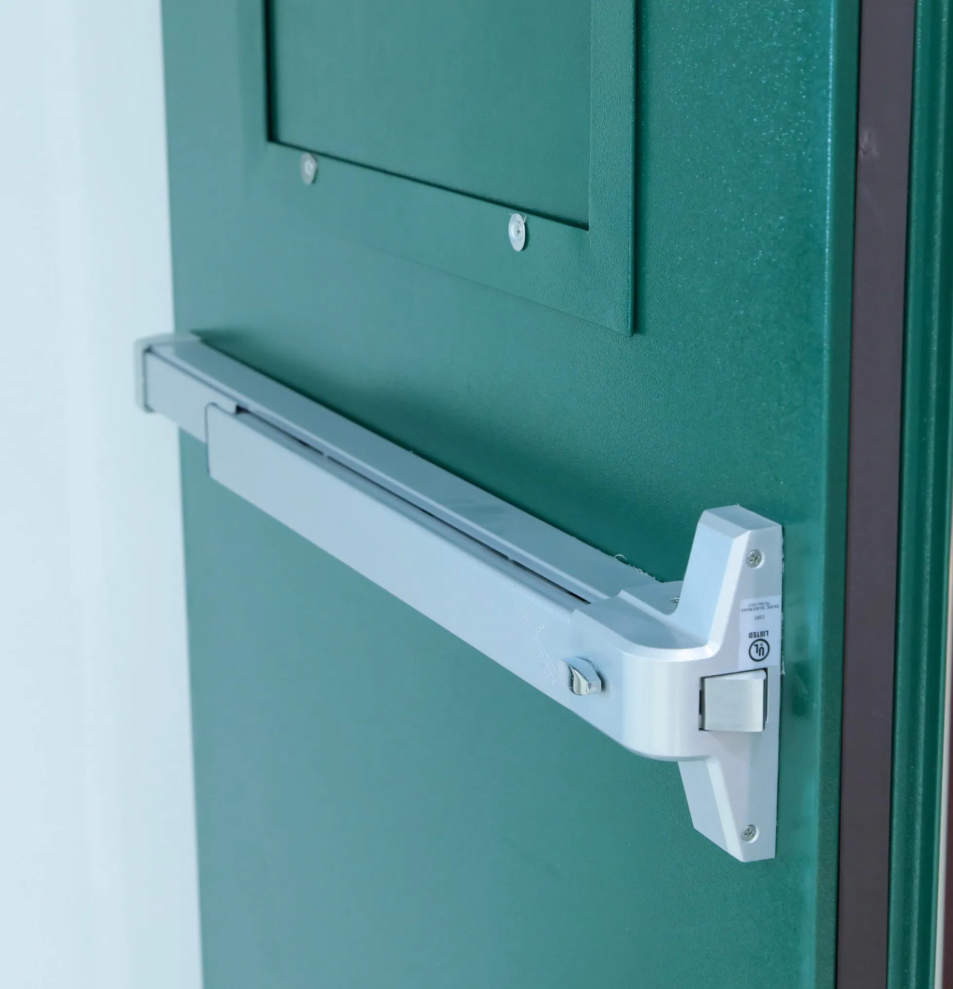 Hospital Emergency Exit Door UL Intertek Listed Metal Acoustic Metal Fire Resistant Steel Fire Rated Hotel Exit Door