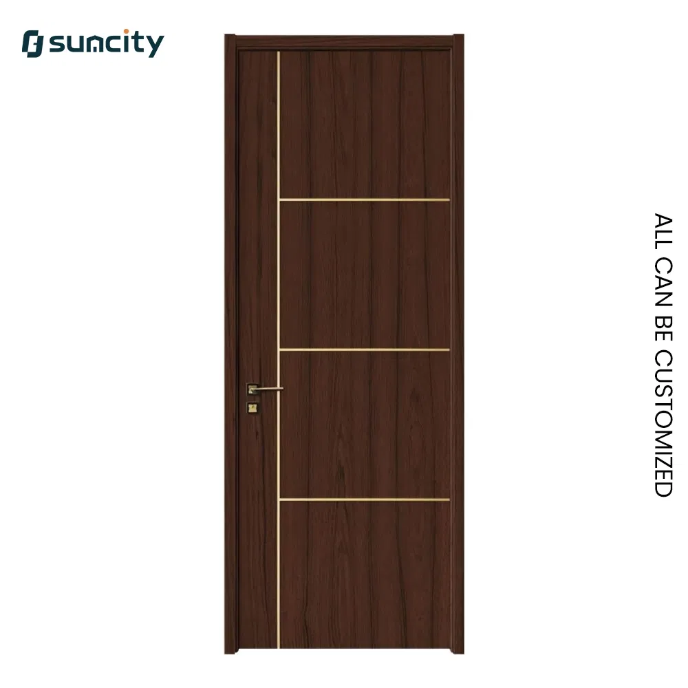 Commercial Fire Rated Acoustic Composite WPC Door for Bar and Restaurant Entrance