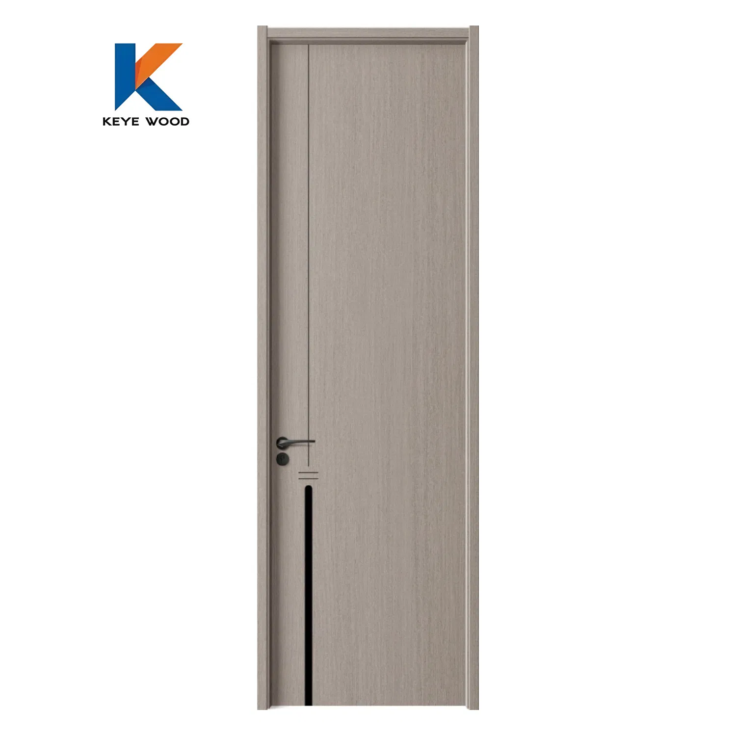 Interior Wood Fire Door Veneer Hidden with Invisible Frames Frameless Door for Concealed Frame Doors for Hotels, Apartments