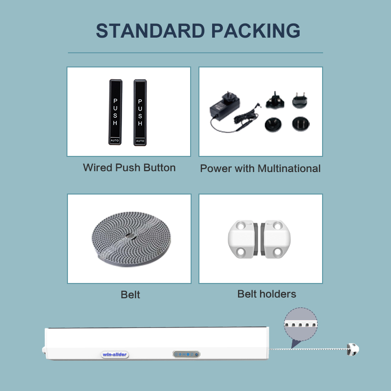 Turtech Casa1-Belt Single Side Sliding Door Automatic for The Home