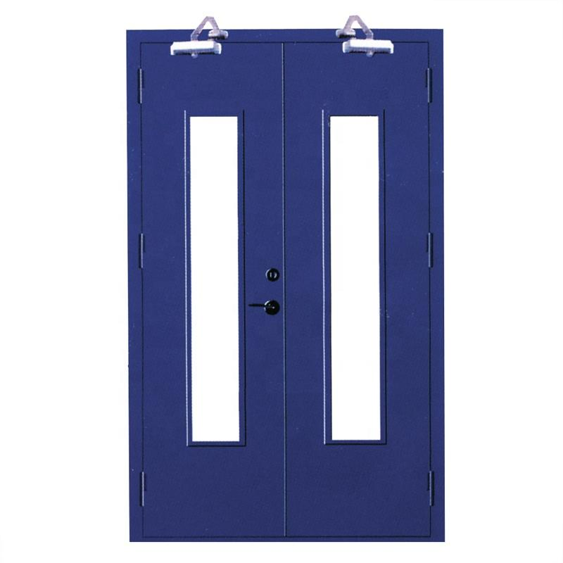 Customized Acoustic Hotel Fireproof Steel Door Insulated Fire Rated Doors with CE Certificate