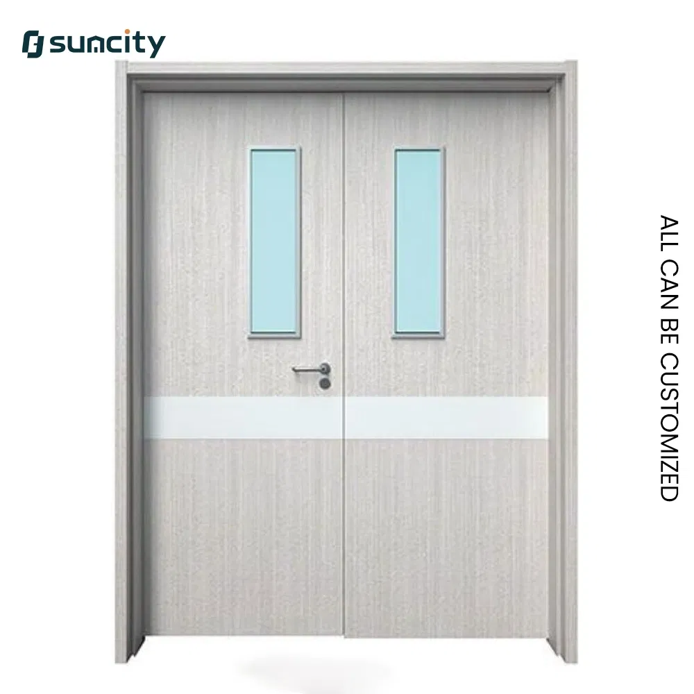 High Performance Sliding Radiation Shielding Cleanroom Laboratory Hospital Door for Research Labs